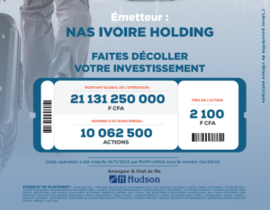 L’introduction en bourse de la société NAS Ivoire Holding